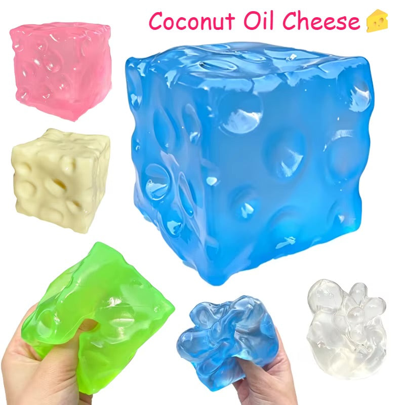 Handmade Coconut Oil Cheese Moldable Squishy Toy