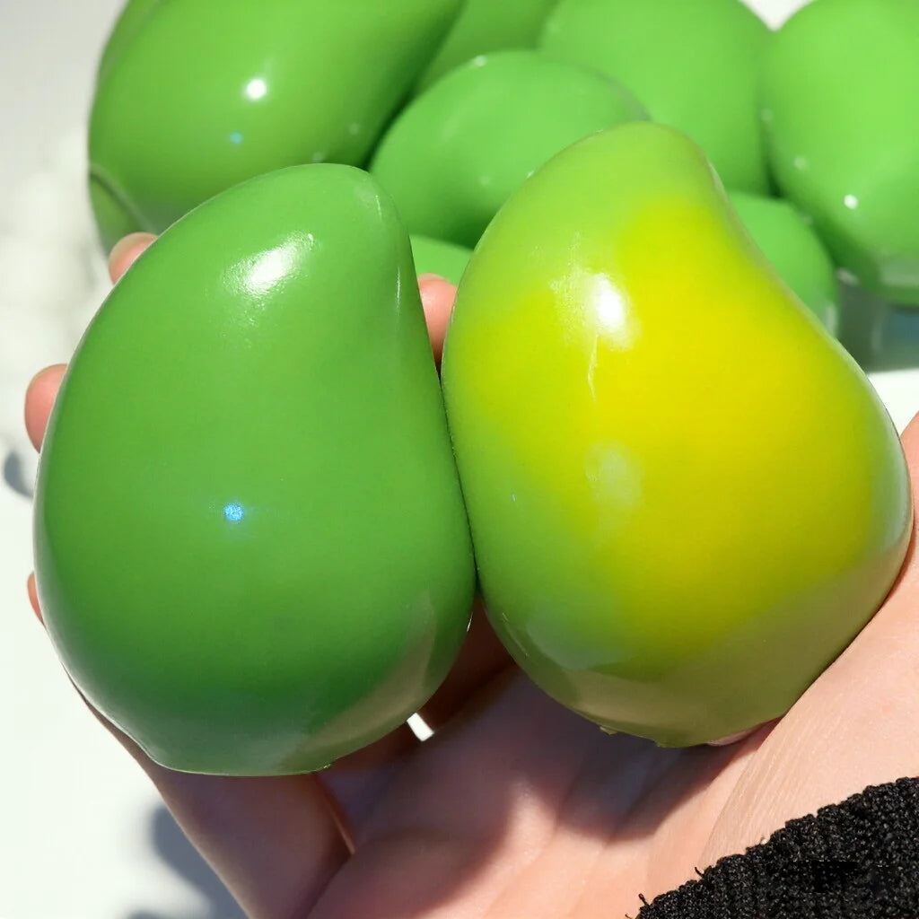 Crispy Mango Stress Ball Squeeze Toy Color-Changing ASMR Fidget Ball