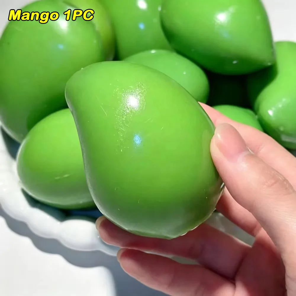 Crispy Lemon Stress Ball Squeeze Toy Color-Changing ASMR Fidget Toy